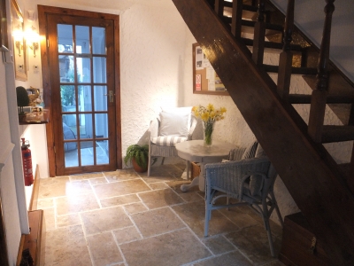 Traditional style interior, but with all modern conveniences