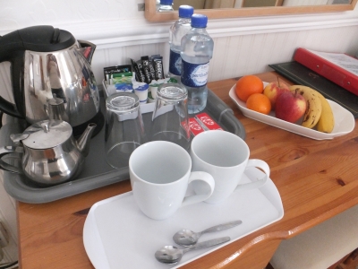 Drinks and snacks in every room